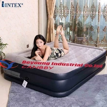 Intex Надувная надувная кровать, водонепроницаемый тип, надувная Флокированная кровать для взрослых