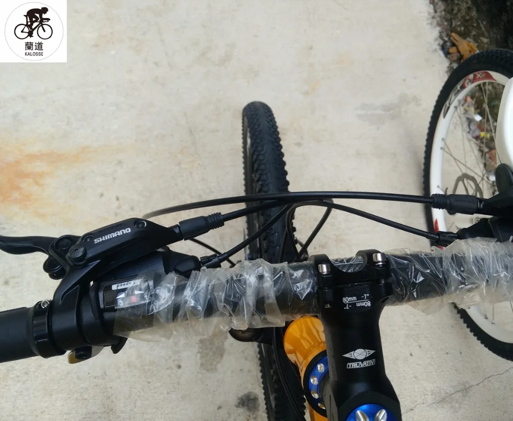 Top Kalosse  bicicleta mountain bike woman   26*17 inch aluminum alloy  tyre dirt bike  30 speed   26er  Hydraulic   brakes 3