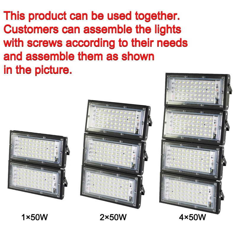 Светодиодный прожектор светильник 50 Вт 10 Вт Светодиодный прожектор светильник высокой яркости светодиодный уличный светильник переменного тока 220V 240 Вт водостойкый LED IP65 открытый светильник ing Светодиодный точечный светильник