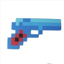 1 шт. Minecraft Игрушки Minecraft Пена Меч Кирка Gun Игрушки Minecraft пистолет Модель Игрушки ЕВА Реквизит Оружие Открытый Игрушки для Детей игры