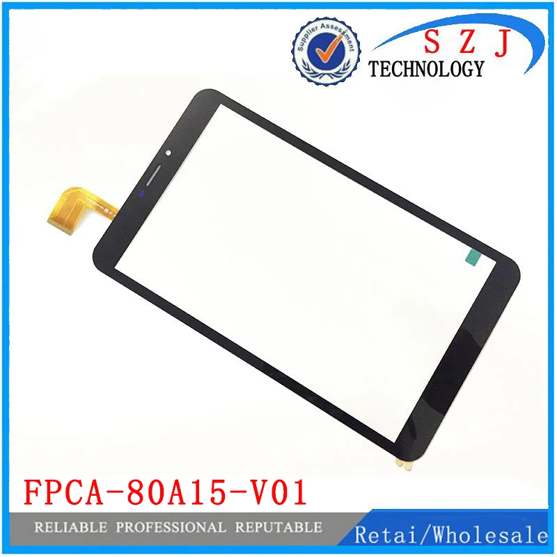 

New 8" inch tablet pc fpca-80a15-v01 With Speaker hole Touch screen Panel Digitizer Glass Sensor replacement Free shipping