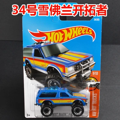 New Arrivals 2017 Hot Wheels Chevy Blazer 4X4 Metal Diecast Cars Collection Kids Toys Vehicle For