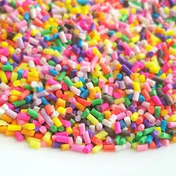 10g Поддельные Sprinkles украшения для слизи наполнитель глина "сделай сам" поставок моделирования торт из конфет игрушки в виде десерта