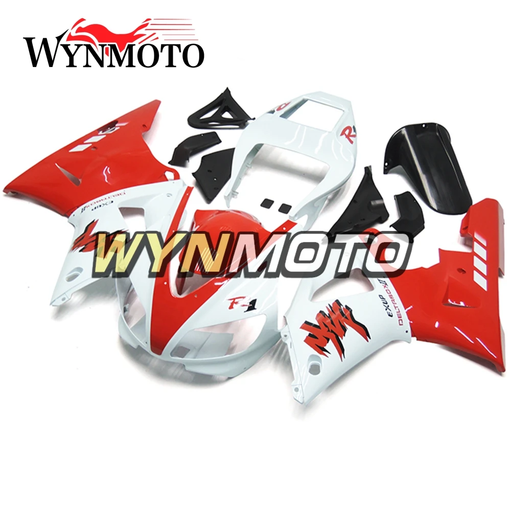 

Complete Fairings Kit For Yamaha YZF1000 1998-1999 R1 Year 98 99 Injection ABS Plastics Red White Bodywork Motorcycle Cowlings