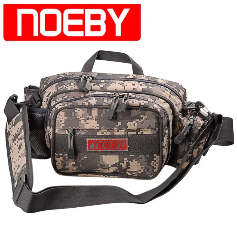 

NOEBY 30x12x20cm Multi-Purpose Fishing Bag 598.2g Canvas Waterproof Waist Shoulder Tackle Bag Bolsa De Pesca Outdoor Sport Bags