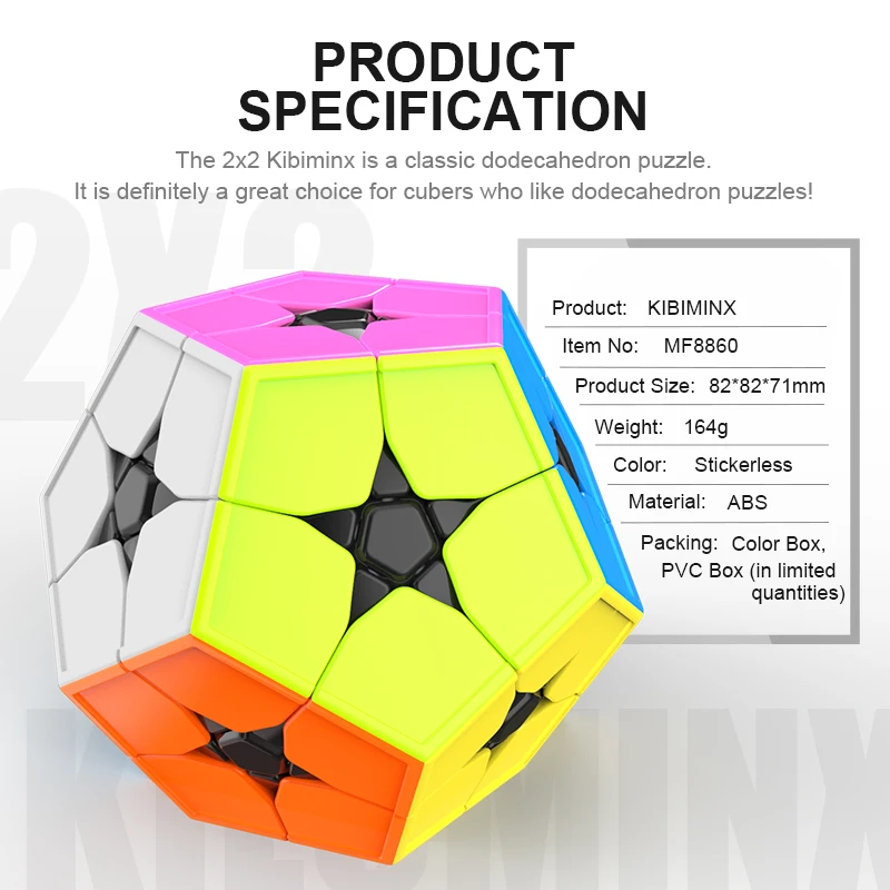 MoYu Cubing Classroom Meilong 2x2X2 Megaminxeds Stickerless Magic Cube Mini 12-side Puzzle Speed Cubes Educational Toys MoYu Cubing Classroom Meilong 2x2X2 Megaminxeds Stickerless Magic Cube Mini 12-side Puzzle Speed Cubes Educational Toys
