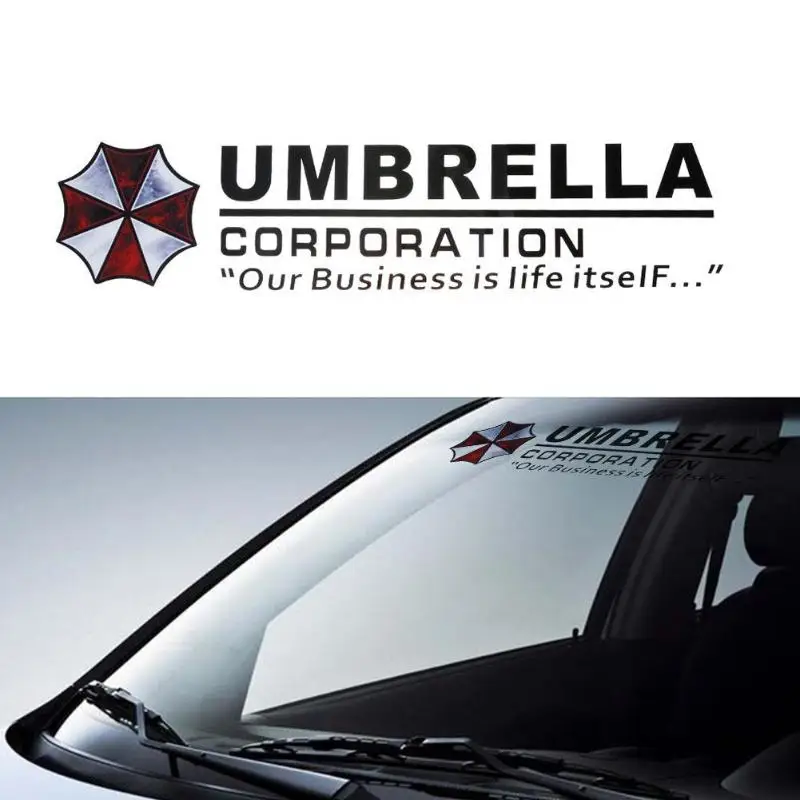 Передняя/задняя наклейка на окно автомобиля Umbrella Corporation|Наклейки автомобиль| |