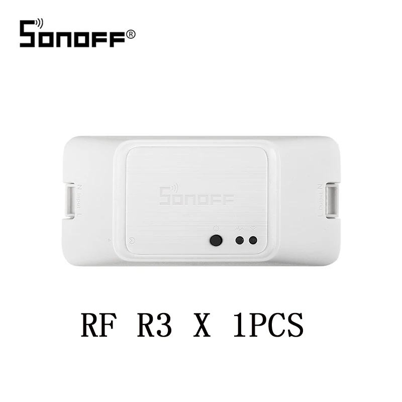 SONOFF RFR3 Smart RF управление RM 433 МГц переключатель Wi-Fi 100-240 В DIY приложение Ewelink Автоматизация работает с Alexa Google Home - Комплект: RF R3 1PCS