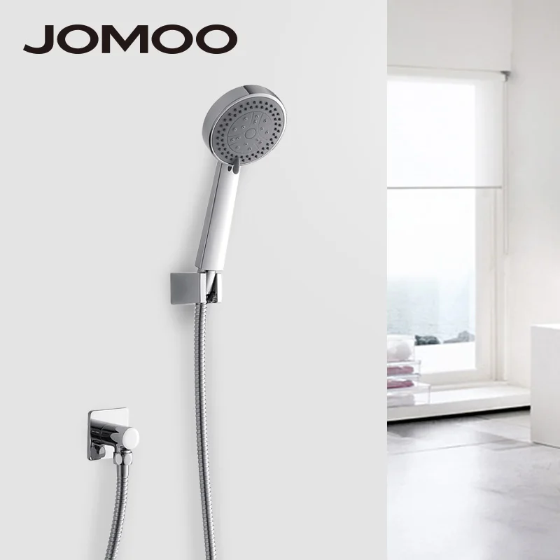JOMOO лейка для душа экономия воды настенный держатель и шланг душ для ванной лейка 3-режимная функция АБС пластик насадка для душа
