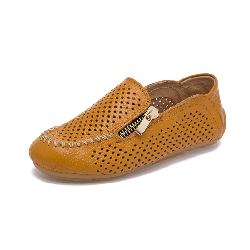 

Children Casual Shoes Genuine Leather Boys shoes Baby comfortable Sneakers Breathable Kids Flats Shoe Summer Non-slip Toddlers