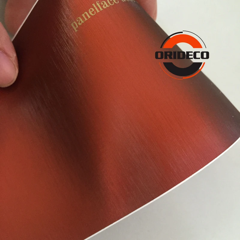 bronze brown Chrome Metallic Brushed Aluminum Vinyl Metal vinyl Car Wrap Film Car Sticker Styling Auto Foil Decoration
