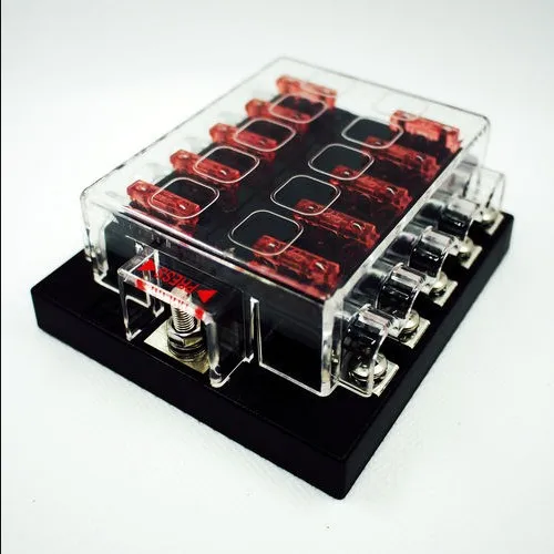 10 Way Blade Fuse Box & Bus Bar Kit Car Boat Marine ... davey bus fuse box 