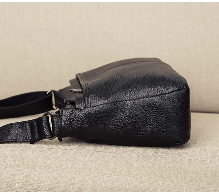 Couro genuíno crossbody sacos para as mulheres