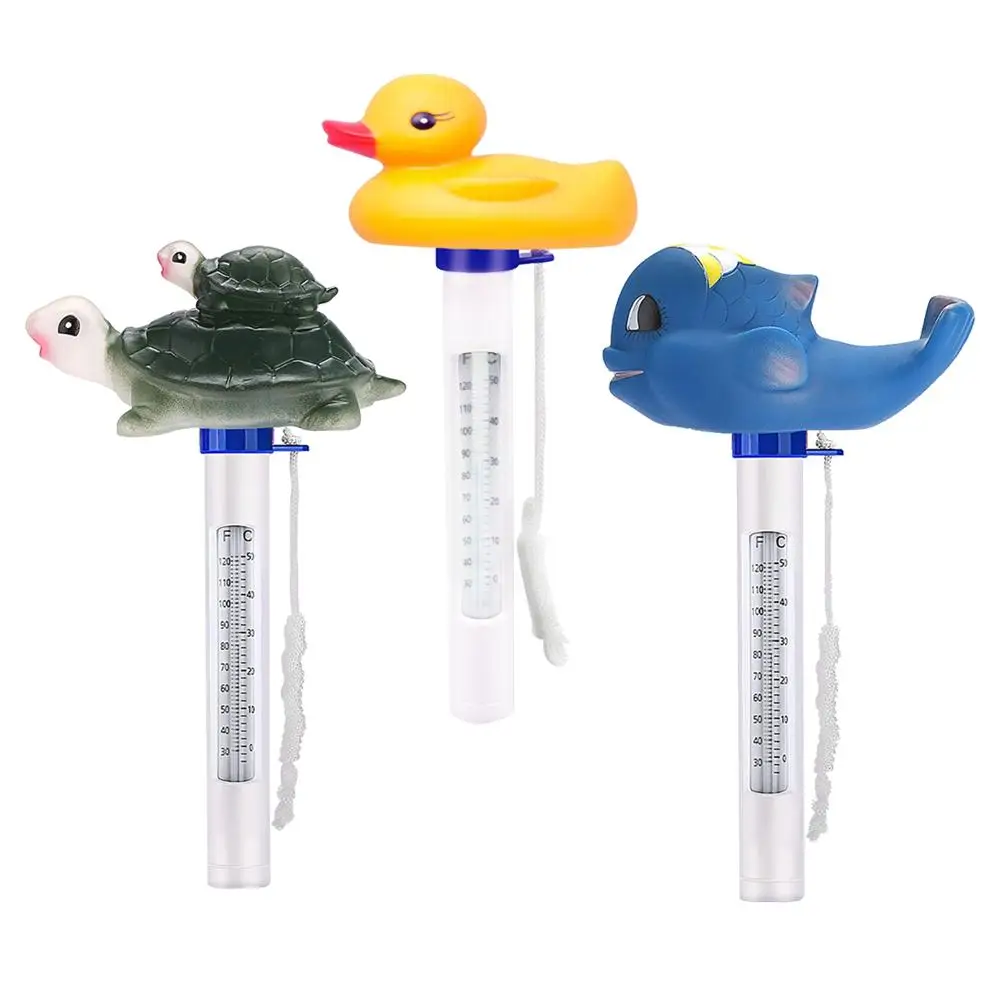 

Cartoon Animal Shaped Floating Swimming Pool Thermometer Water Temperature Meter for Pool, Pond, Bath Water, Spas, Hot Tubs