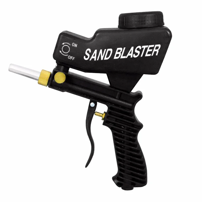 

Gravity Feed Air Sand Blastinggun Rust Paint Oil Removal Portable Tools MSD-ING