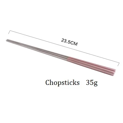 Японские западные металлические палочки для еды из нержавеющей стали ложка бытовой нож для стейка вилка для фруктов десертная кофейная ложка - Цвет: Chopsticks