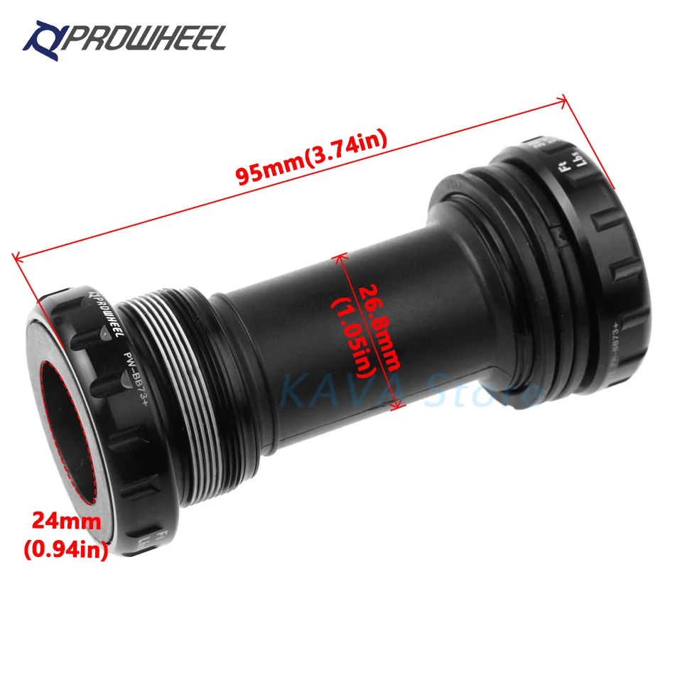 PROWHEEL MTB велосипедная кривошипная рукоятка с нижней опорой BB 170 мм звездочки узкая