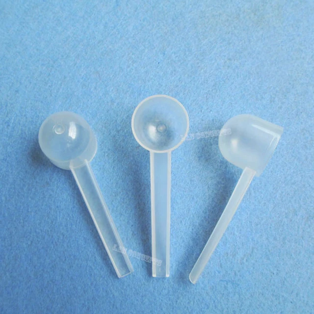 50pcs/lot Measuring Plastic Scoop PP Measure Spoon 0.5g 1ml 5g 9m 10ML 6g  13ml 8g 16ml 15g 30ml for option - white free shipping - AliExpress