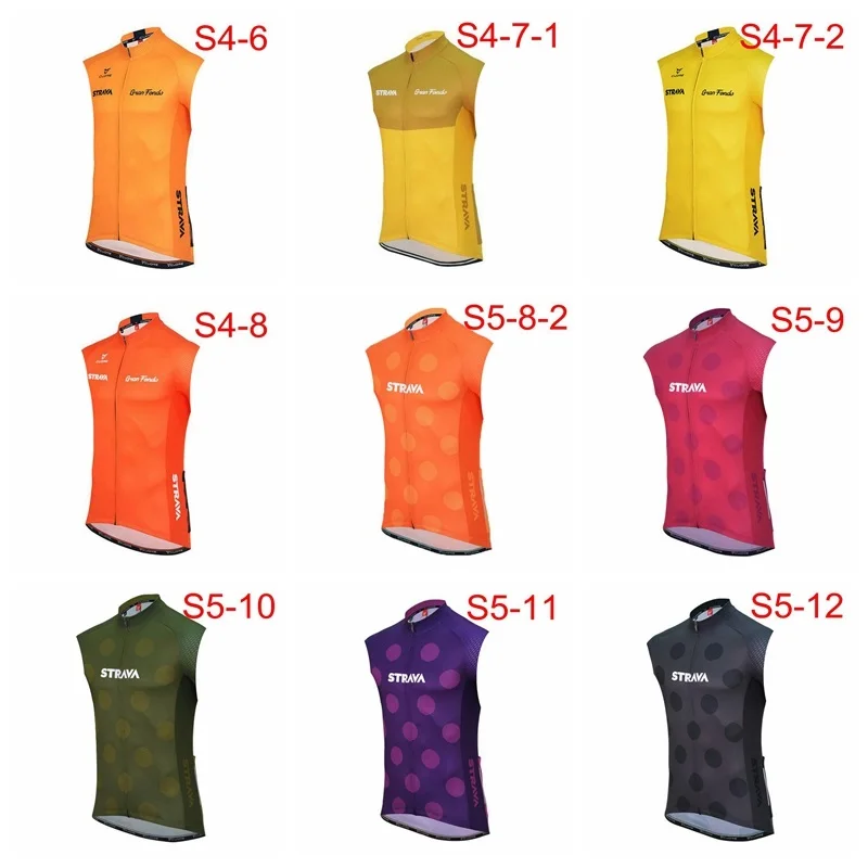 

2019 Men Cycling Jersey Tops Summer Racing Cycling Clothing Ropa Ciclismo Sleeveless Bike Jersey Shirt Maillot Ciclismo K022802