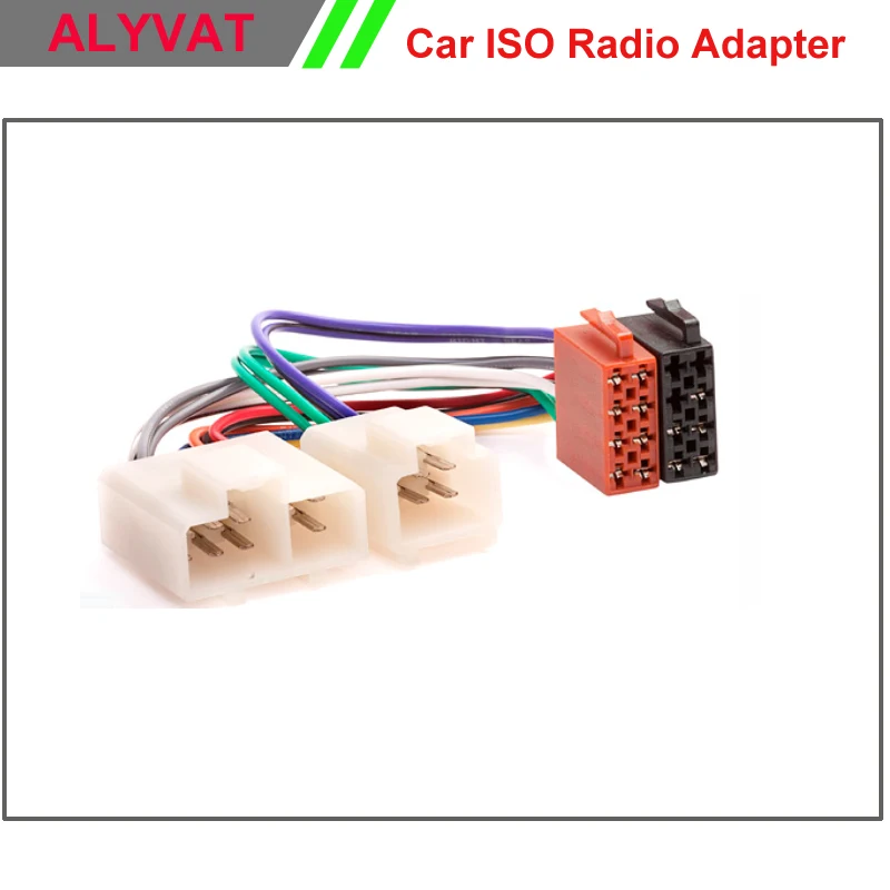 Car ISO Radio Adapter Connector For Nissan Maxima Micra Patrol Sunny