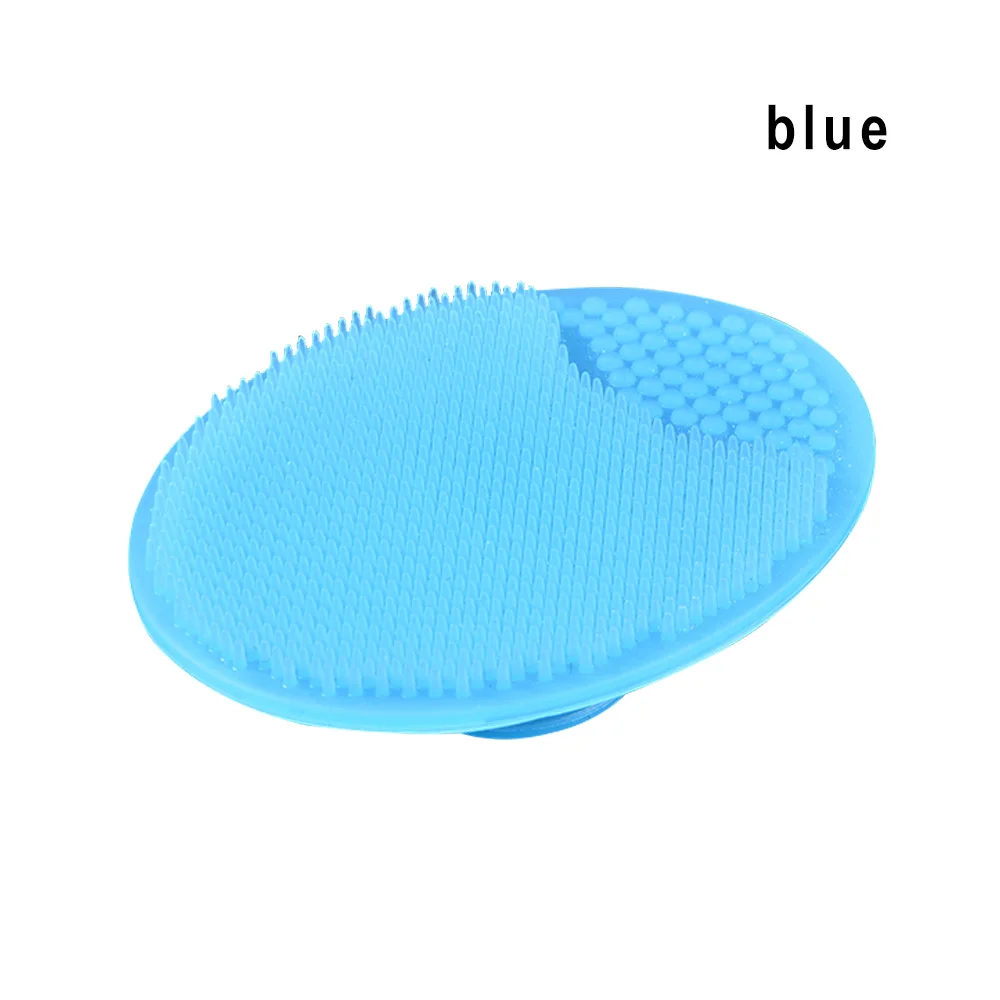 Fulljion 1 шт. силиконовый для мойки лица подушечки мягкая отшелушивающая Очистка для удаления черных точек щётка для умывания лица Уход за кожей красота макияж инструменты - Цвет: blue