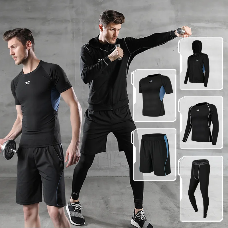 

Five-piece sports wear for men gym