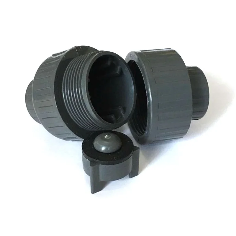 

1pc 25~63mmHi-quality PVC Pipe Check Valve Aquarium Irrigation Water Pump Tube Connectors Preventing Back Flow Connectors