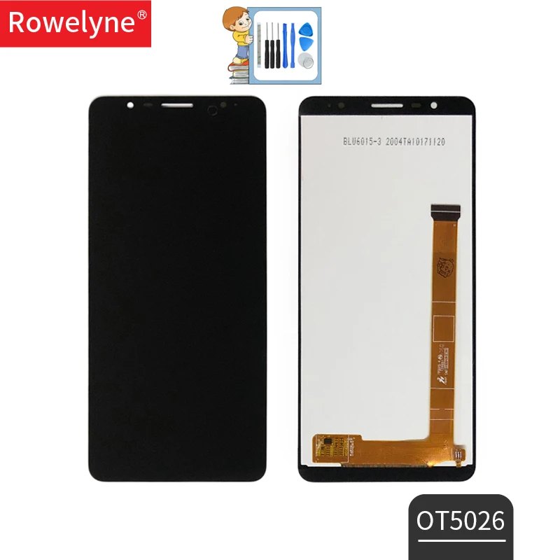 

for Alcatel 3C OT5026 LCD Display+Touch Screen Digitizer Assembly for Alcatel 5026 Display 6" Mobile Phone Part Free Shipping