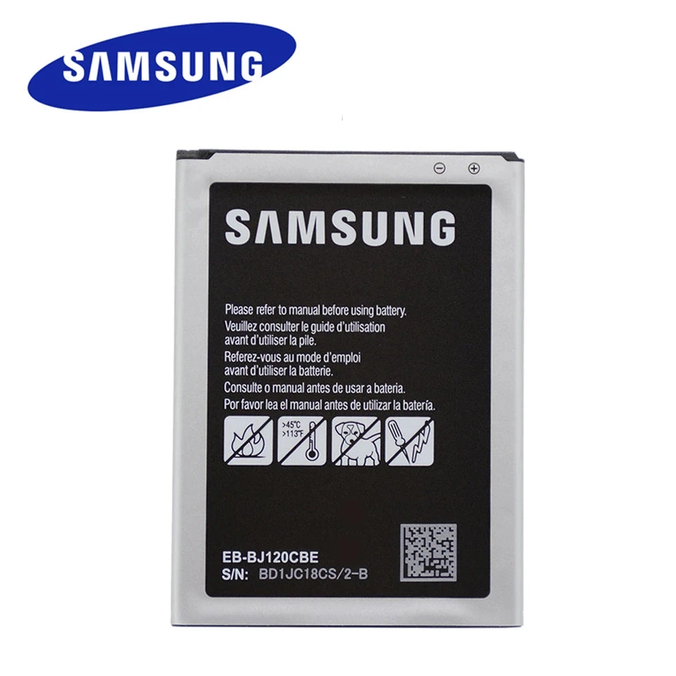Оригинальный аккумулятор Samsung для Galaxy J1 2016 J120 Express 3 с трекером на 2050 мА/ч