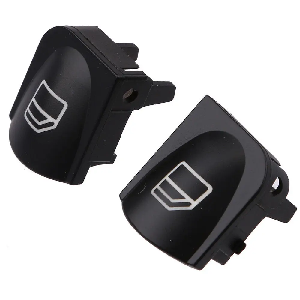 

2pcs High Quality Car Accessory Window Control Power Switch Push Button Covers For Mercedes-Benz W203 C230