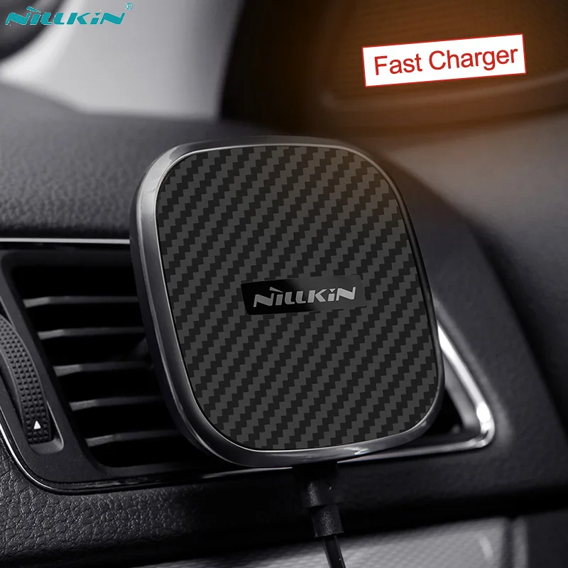 

Nillkin 10W Qi Wireless Fast Charger Magnetic Car Charger for Samsung Note 8 S8 S9+ S7 Edge Car Phone Holder for iPhone X 8 Plus