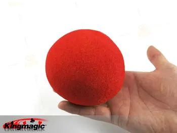 

Big Spong Balls 10cm diameter Magic Ball soft excellent elasticity classic ball street close up magic props 3Pcs/lot