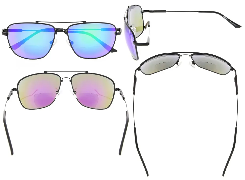 SG1801 Eyekepper памяти двухфокусные солнцезащитные очки гибкие Титан солнцезащитные очки для чтения