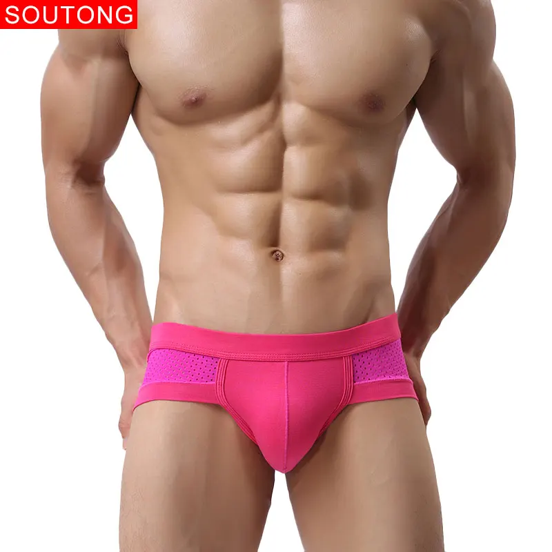 

Soutong 2019 Male Underwear 4Pcs/lot Underwear Men Breathable Modal Boxer Men Sexy Boxer Mesh Plus Size 3XL Boxers Men Underwear