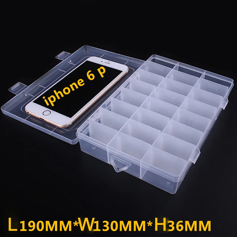 vanzlife medicine box jewelry htransparent storage box home portable mini sorting plastic partition box diamond painting
