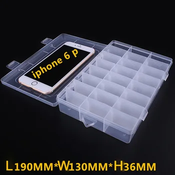 

vanzlife medicine box jewelry htransparent storage box home portable mini sorting plastic partition form box diamond painting