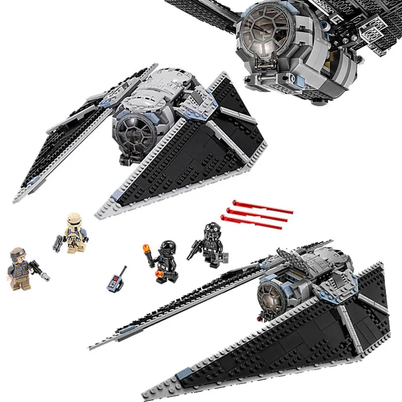 

05048 The TIE Striker Model 543Pcs Building Blocks Bricks Toys Kids Gifts Compatible 75154 Star Wars Movie Children Gift