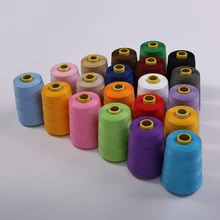 Máquina de costura industrial overlock, 3000 jardas laranja linha de costura do poliéster (19/cor)