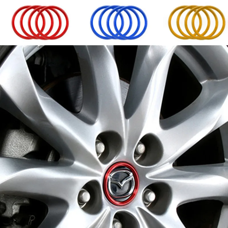 4 шт./лот накладка на ступицу колеса наклейка для Mazda 6 Atenza CX 3 Axela автозапчасти
