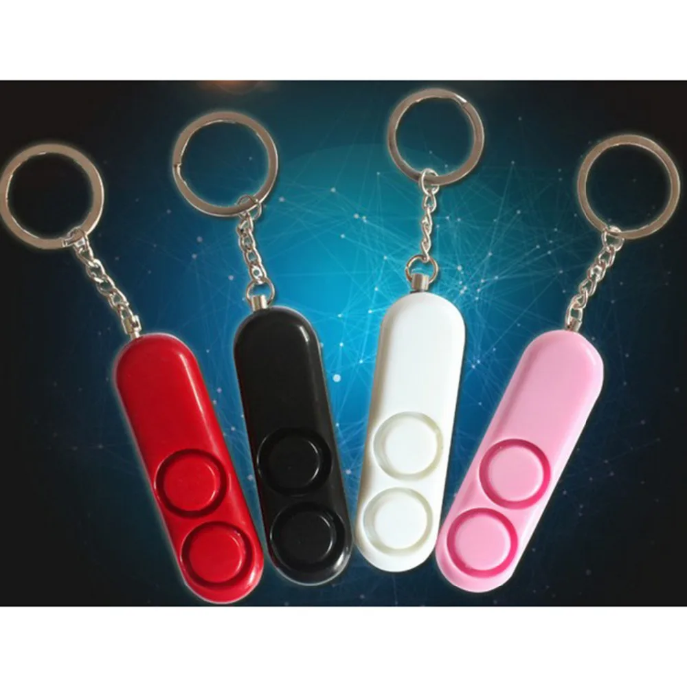 120db Self Defense Alarm Anti-Attack Anti-Rape Security Girl Women Security Protect Alert Safety Panic Loud Alarm Keychain Alarm egg shaped keychain self defense alarm female anti attack anti rape security protect alert safety scream loud alarm tool 120db