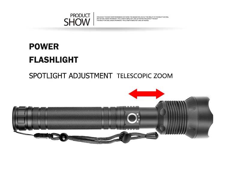 XHP70 фонарик перезаряжаемый фонарик 40000LM тактический фонарь обороны flashligh zoom лампа для кемпинга охоты мощный