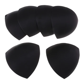 

3 Pairs Women Sports Enhancer Yoga Bra Pads Sponge Triangle Inserts Pads Cup Bra for Bikini Swimsuit Replacement Parts
