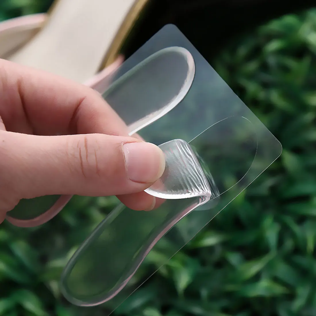 

Modern Silicone Gel Shoe Back Heel Protectors High Heel Shoes Heel Pad Stick Foot Care For Men Women Orthopedic Supplies 1 Pair