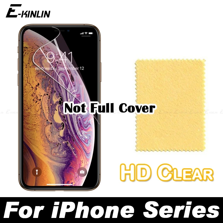 

Display Screen Protector HD Protective Film For Apple iPhone XS Max XR X 8 7 6 6S Plus 5 5C 5S SE 4 4S