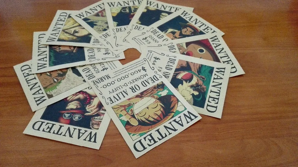 One Piece Wanted Custom Gift For Adult And Children Vintage Bar Or