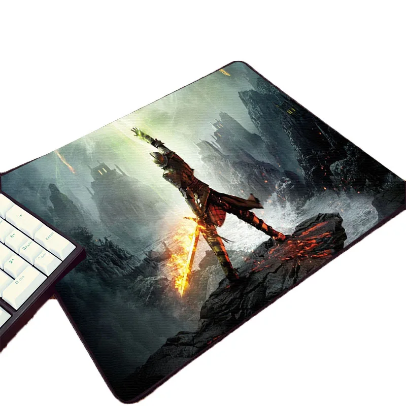 

Mairuige Dragon Age Inquisition Video Hot Game Gaming Mousepad Mini Size 250x200x2MM Rubber Gamer Dragon Pattern Mouse Pad