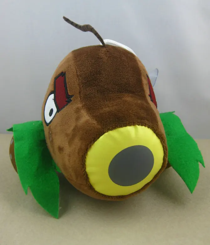2013 New Plants VS zombies 2 PVZ Coconut Cannon 17CM Stuffed Soft Plush Toy Nice Gift Free Shipping
