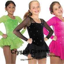 Горячая Распродажа платье для фигурного катания Горячая новинка Брендовое платье для катания на коньках для соревнований по индивидуальному заказу DR3166