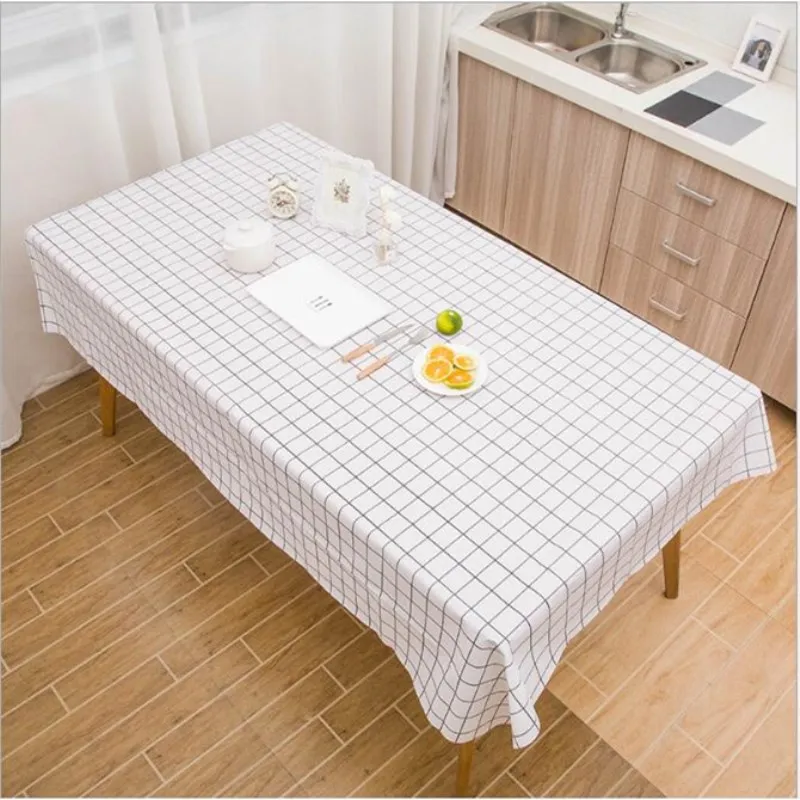  INS Nordic Geometric Table Cloth Waterproof Rectangle Tablecovers Dining Table Cover Wedding Party 