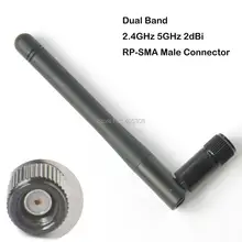 50 шт) Dual Band 2.4 ГГц 5 ГГц 2dBi RP-SMA всенаправленная антенна wifi маршрутизатор Extender Booster